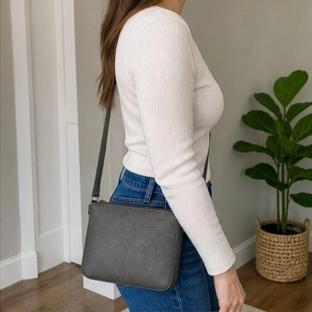 Stone Vegan Leather Bag